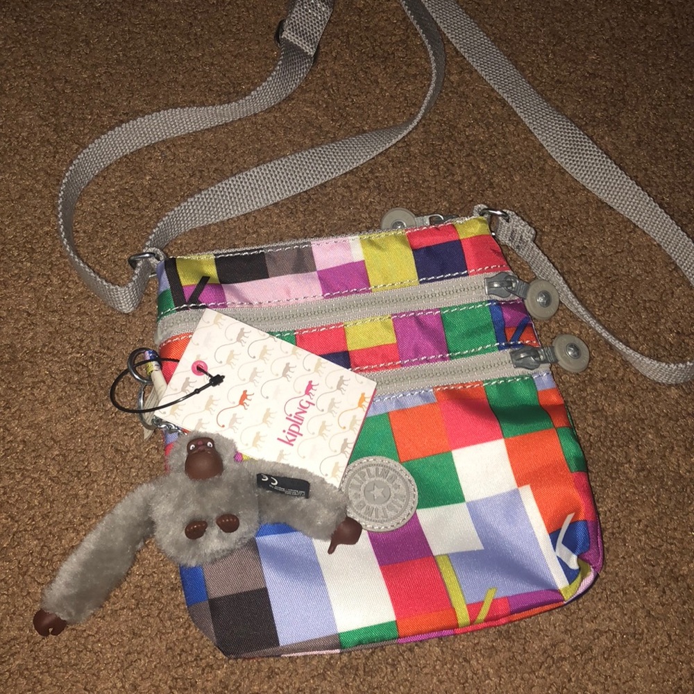 Kipling crossbody multicolor new with tags
